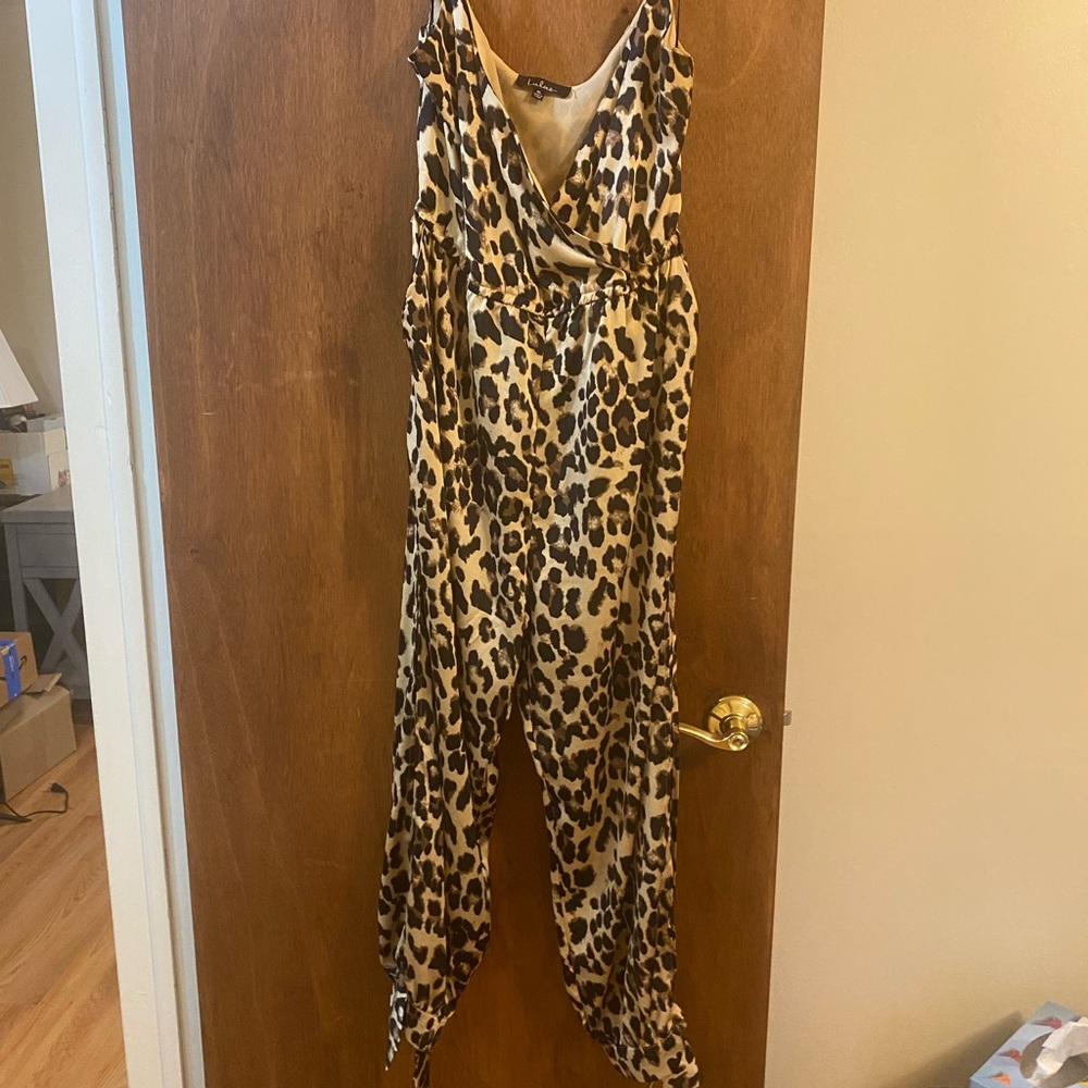 Lulu's Animal Print Jumpsuit